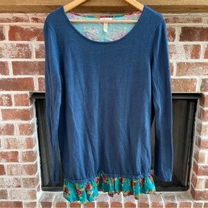 Matilda Jane "Twist and Shout" sweater top, size L